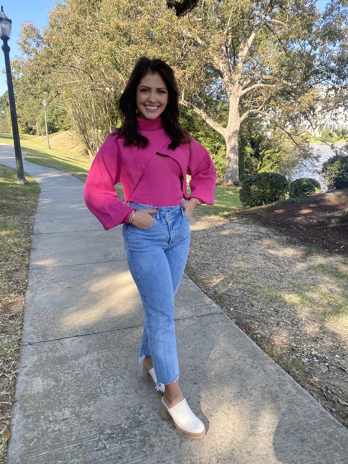 Pink Sweater