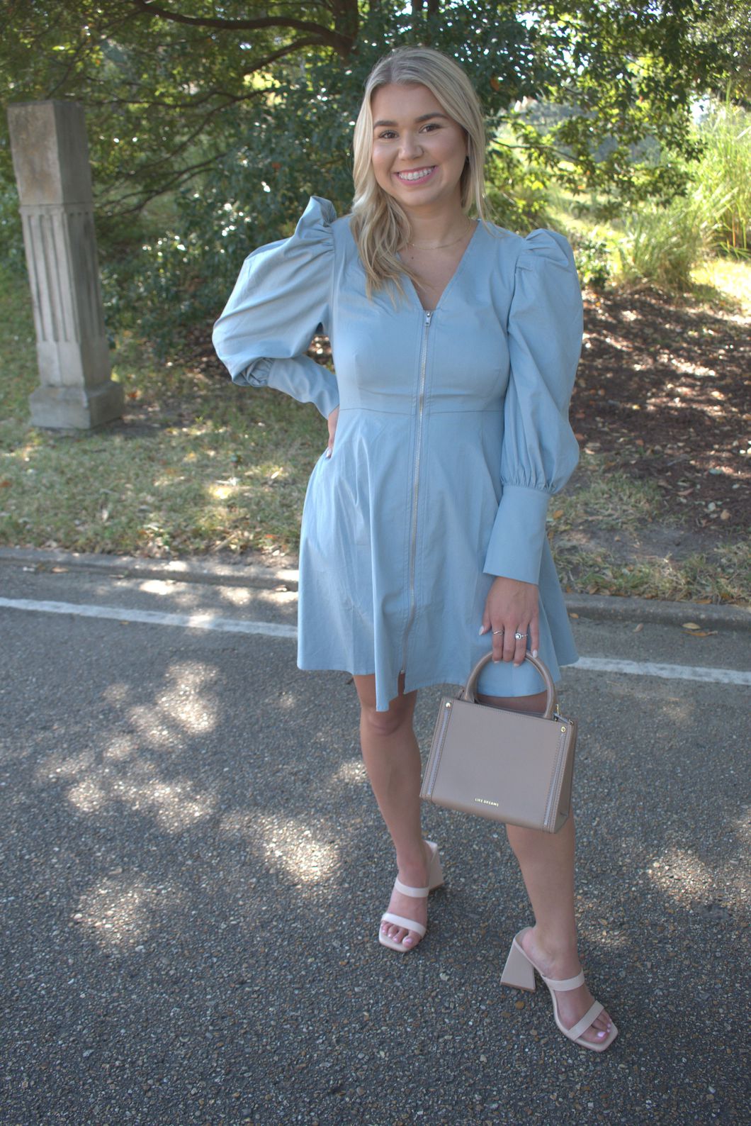 Fit n Flare Long Sleeve Dress