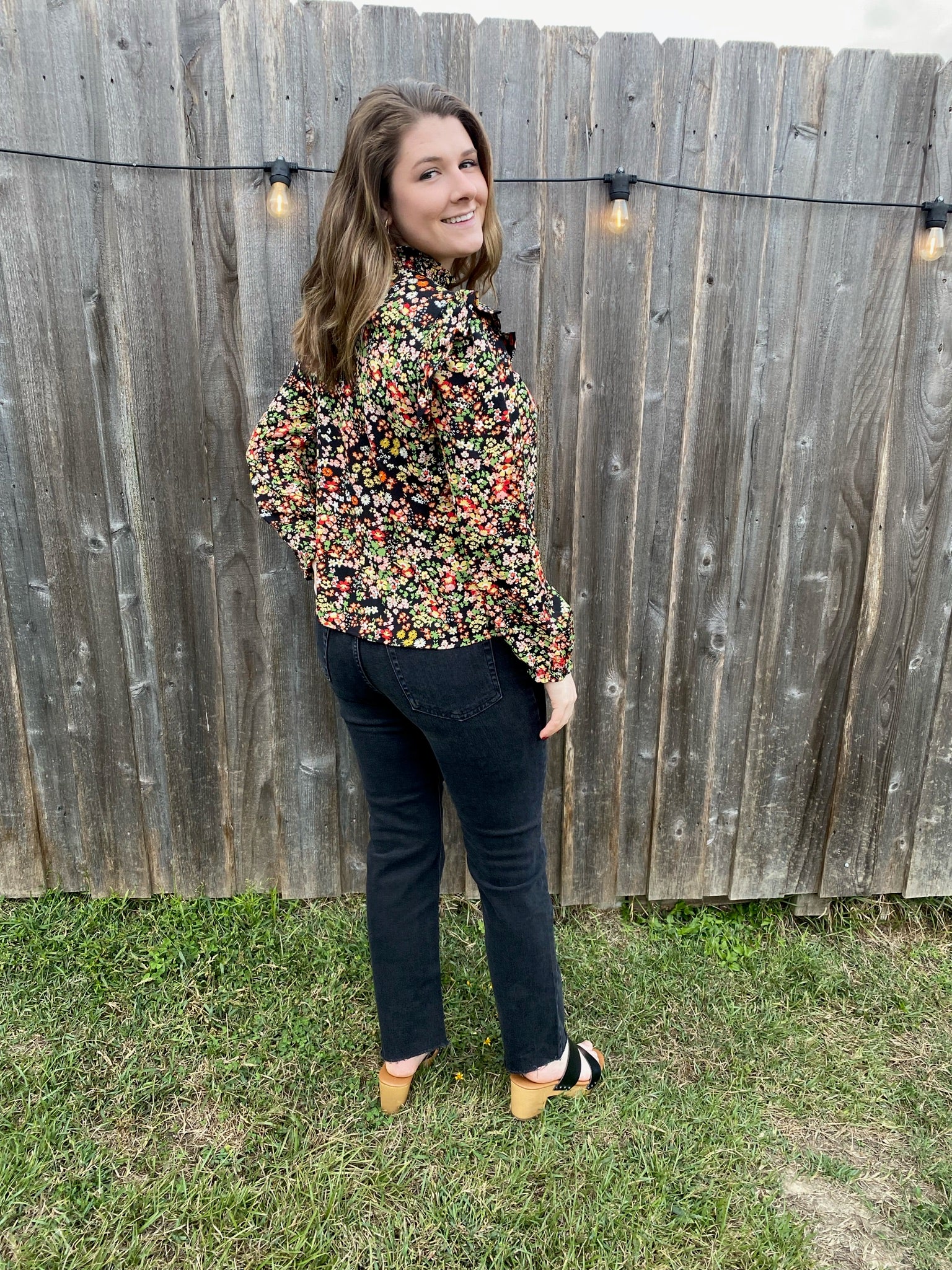 Floral Long Sleeve Blouse