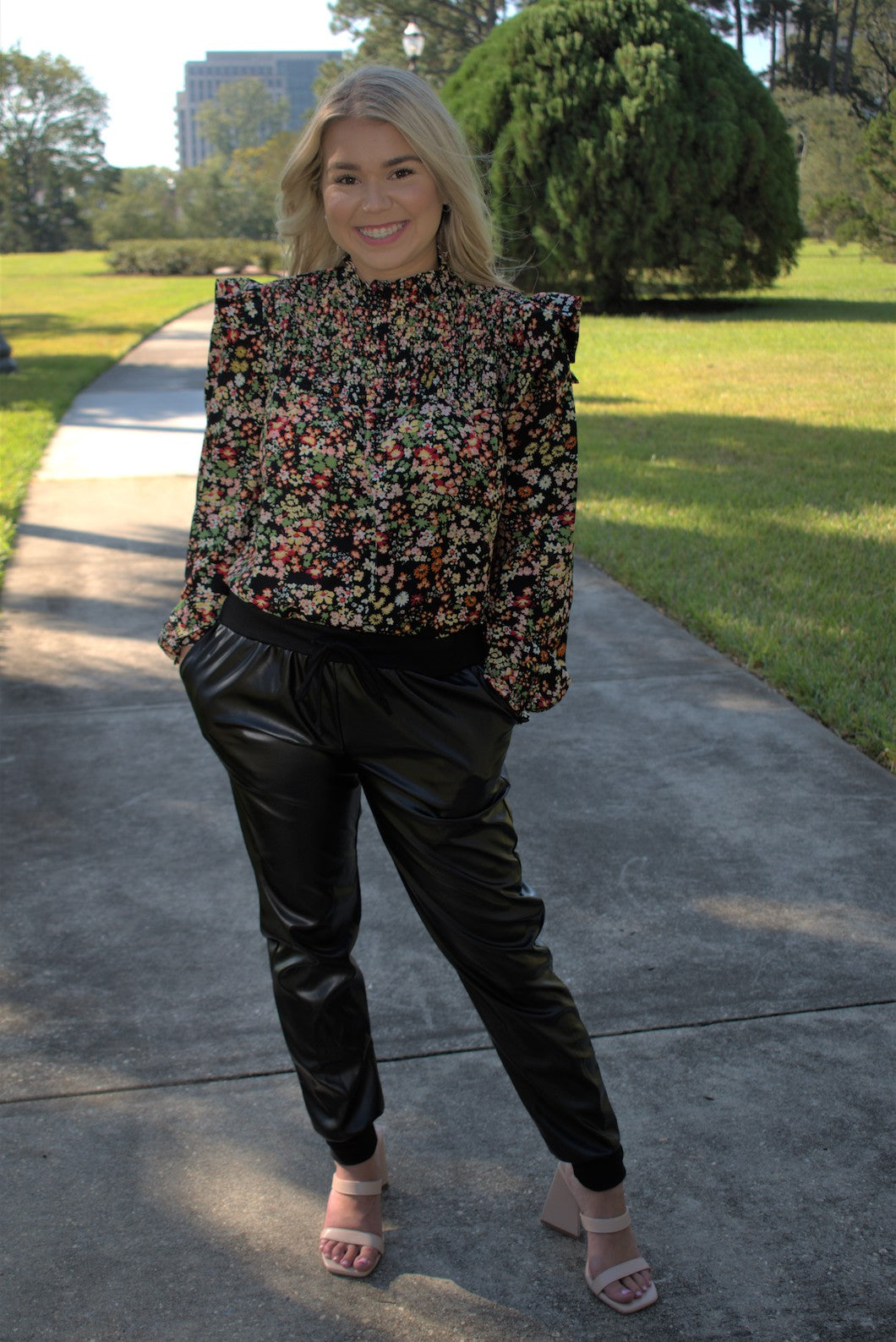 Floral Long Sleeve Blouse